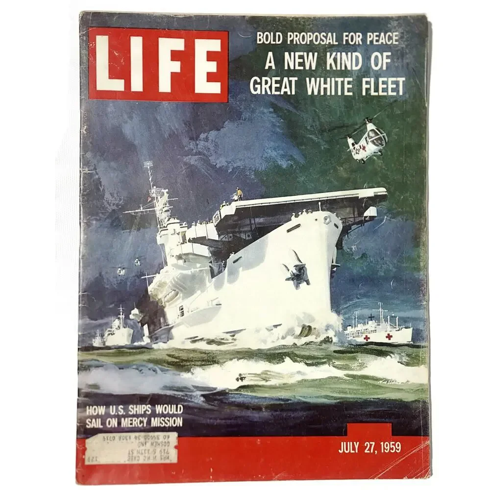 LIFE Magazine July 27 1959 Great White Fleet Cuba Ethel Merman Anatomy of Murder